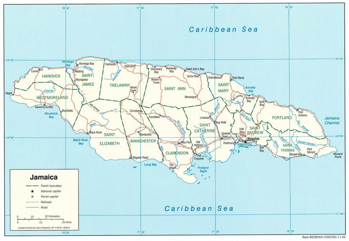 τζαμάικα street χάρτης
