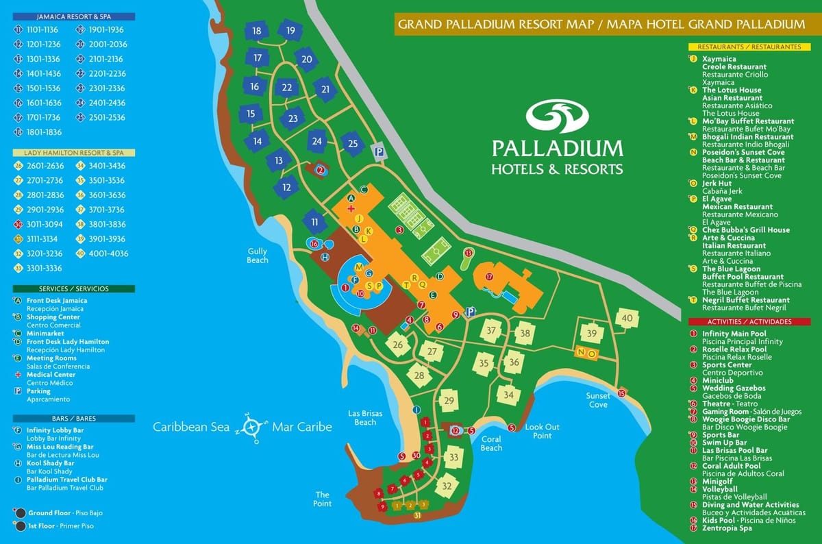 Εμφάνιση χάρτη grand palladium jamaica resort